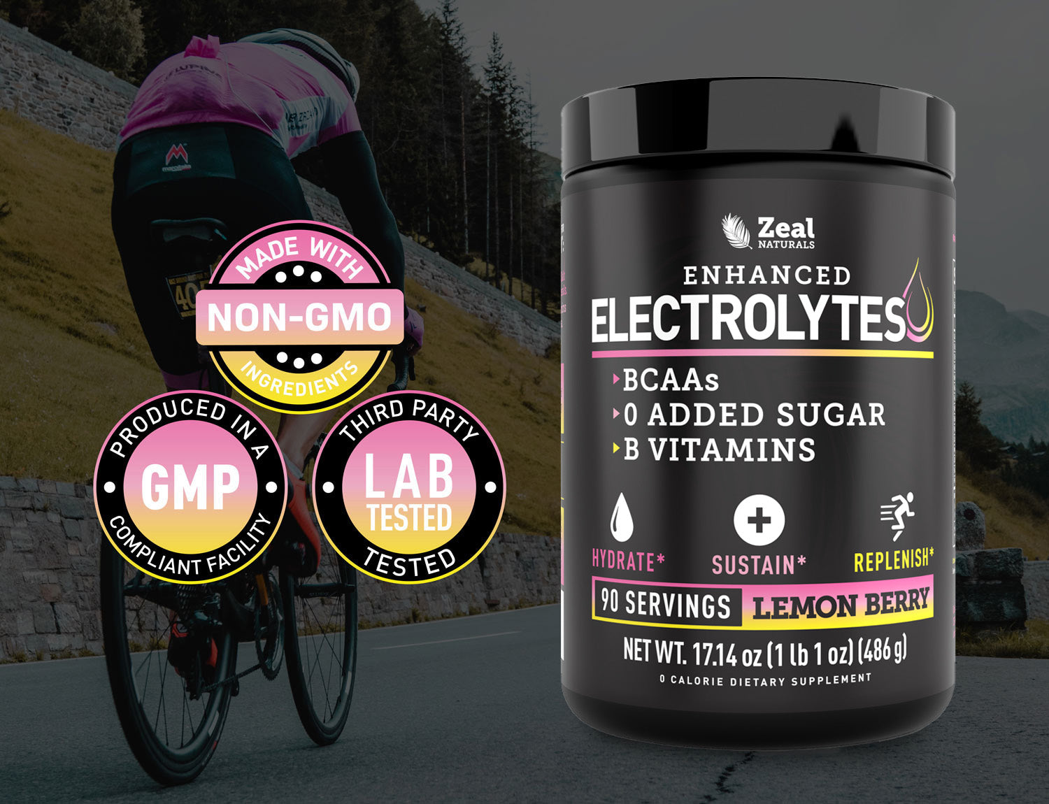 Enhanced Electrolytes Powder (Pink Lemonade)