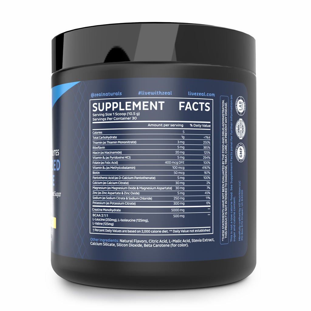 Electrolyte Powder w/ Micronized Creatine (Lemon Sorbet)