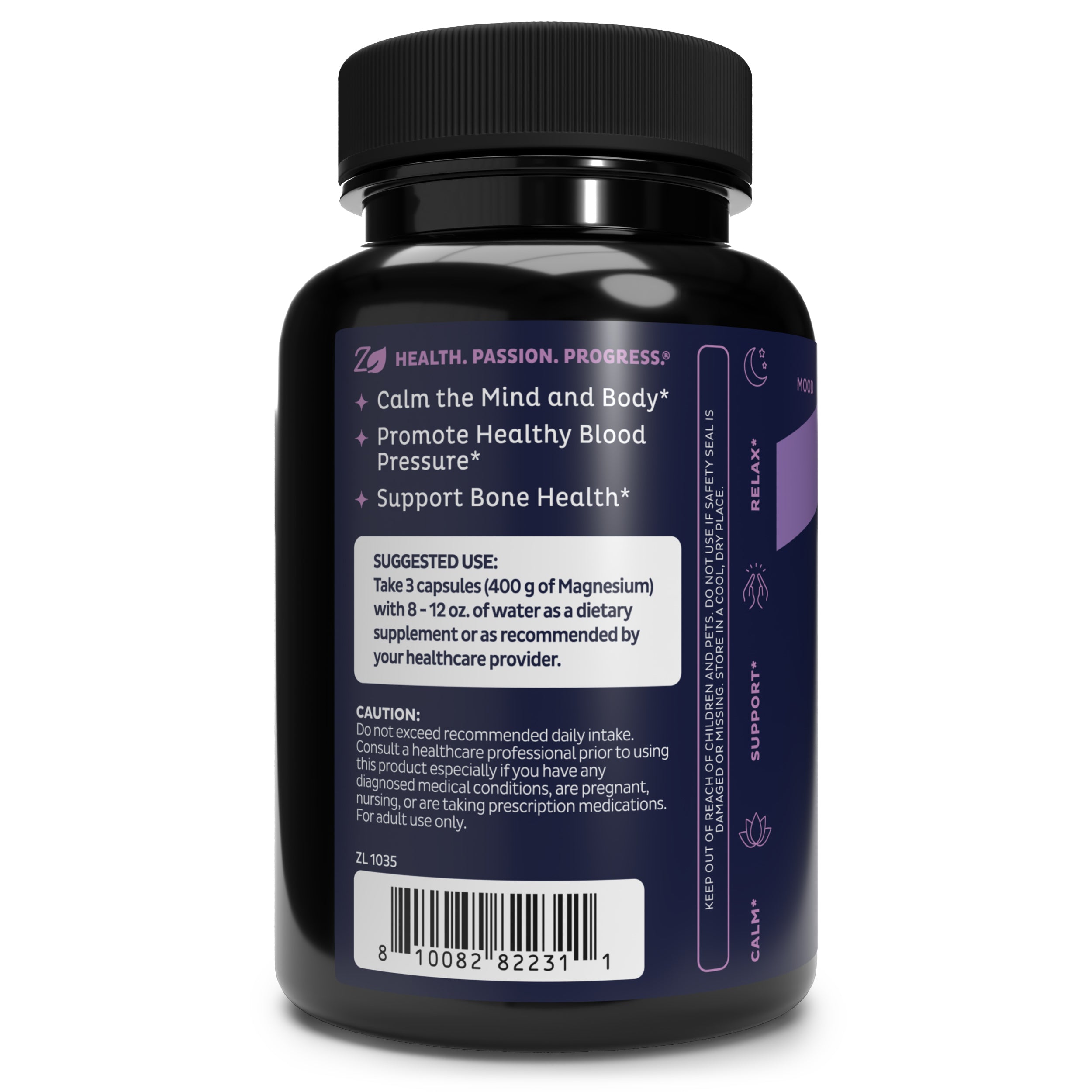 Zeal Premium Chelated Magnesium Malate (400mg | 135 Capsules)