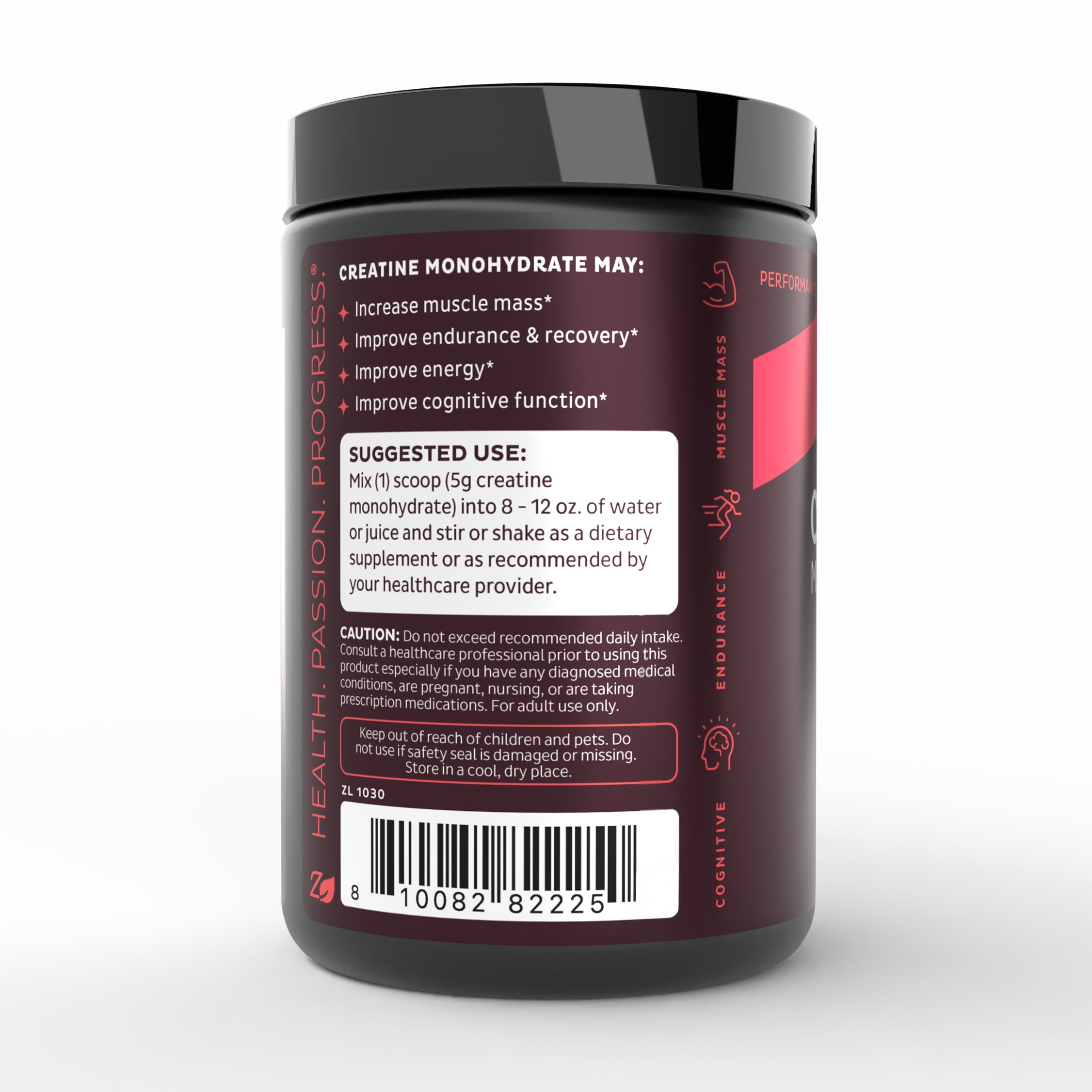 Micronized Creatine Monohydrate Unflavored Powder, 5000 mg per Serv (5g) | 72 Servings