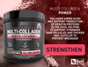 Premium Multi Collagen Peptides Powder | Strawberry (Types 1, 2, 3, 5 & 10) + Vitamin C + Biotin + Hyaluronic Acid