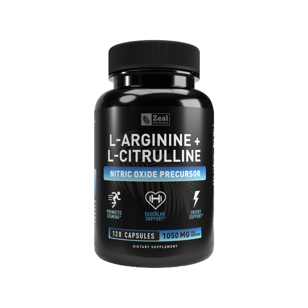 L-Arginine + L-Citrulline Capsules – Zeal Naturals