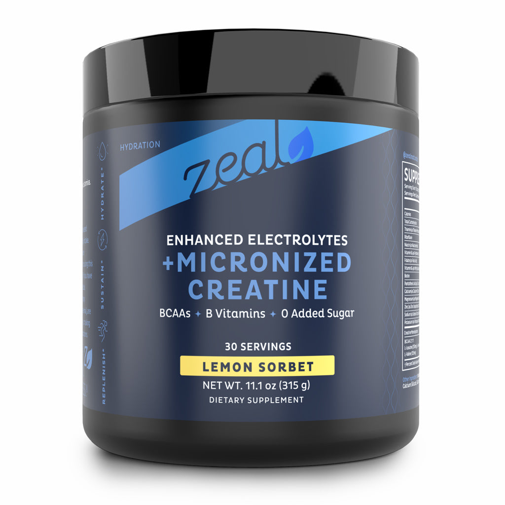 Enhanced Electrolytes Powder w/ Creatine (Lemon Sorbet)
