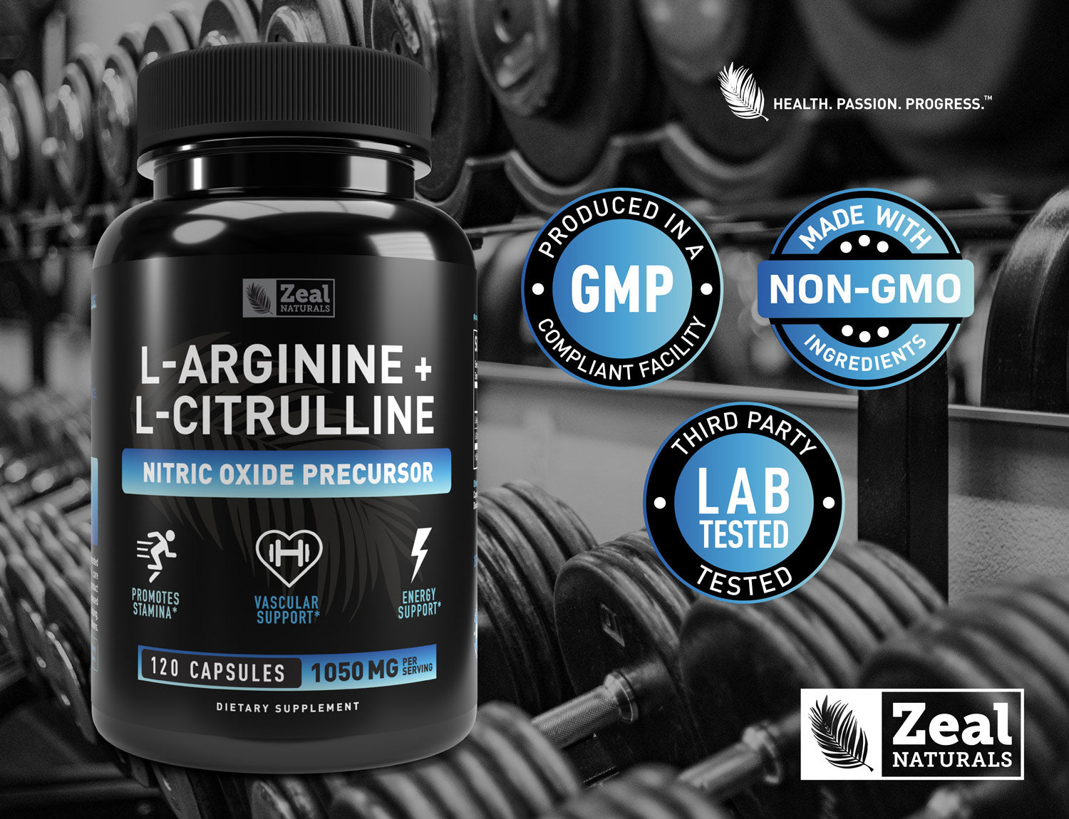 L-Arginine + L-Citrulline Capsules