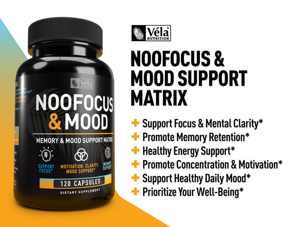 NooFocus & Mood  Focus, Memory, Energy - Zeal Naturals