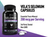 Selenium Capsules | 200mcg | Support Healthy Antioxidant, Immune, and Thyroid Health*